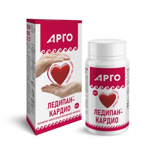 Купить Витаминно-минеральный обогащенный комплекс Ледипан-кардио, капсулы, 60 шт  г. Серпухов  