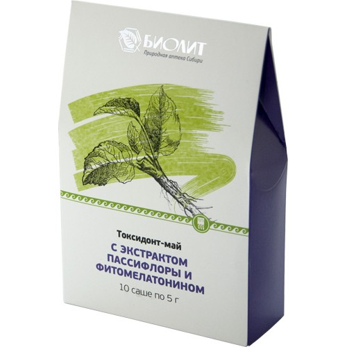 Купить Токсидонт-май с экстрактами пассифлоры и фитомелатонином  г. Серпухов  